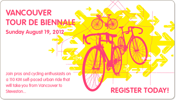 Register now for the Vancouver Tour de Biennale